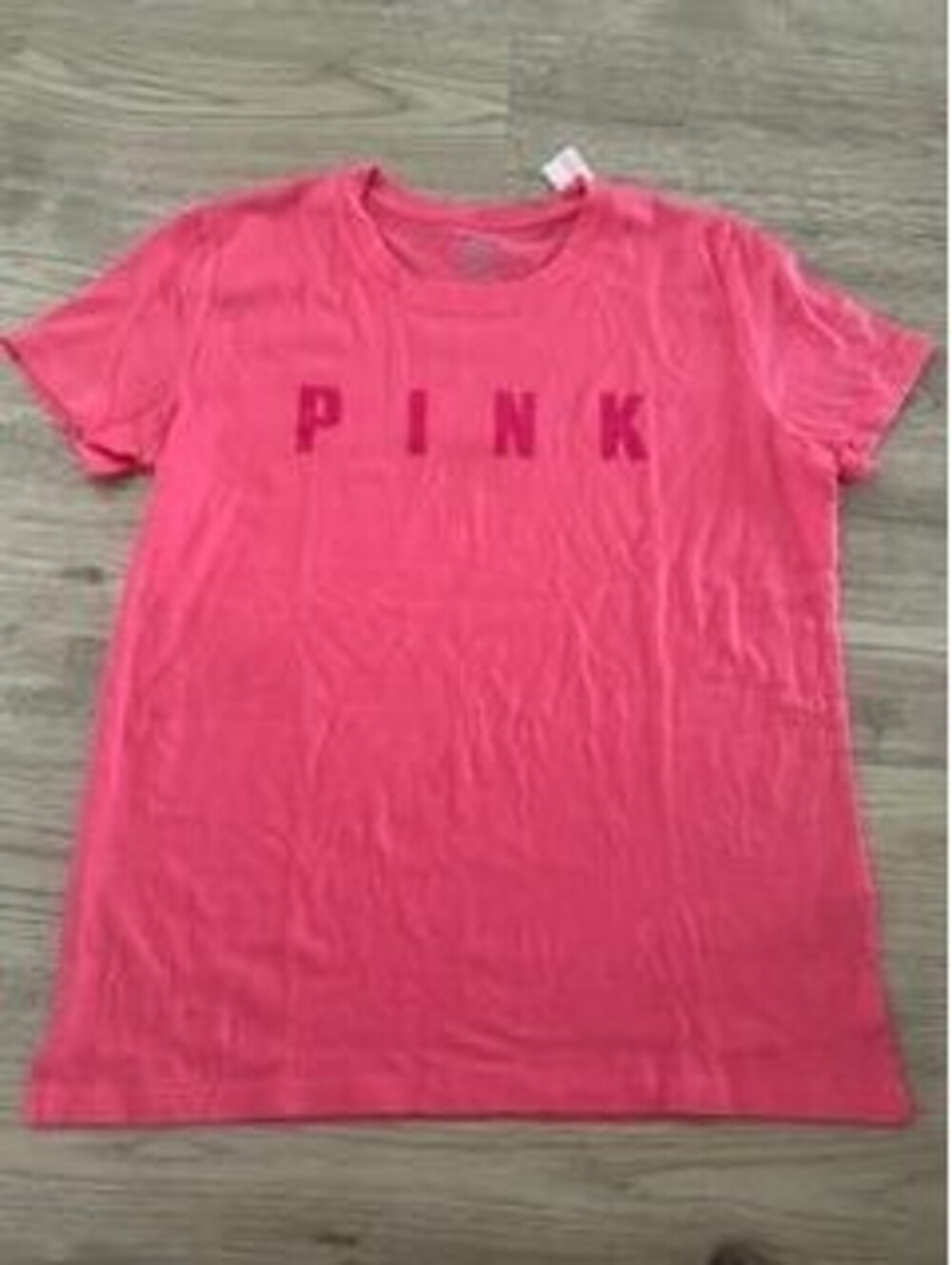 Victoria Secret PINK T-Shirt Womens Medium Pink Short Sleeve Graphic Tee